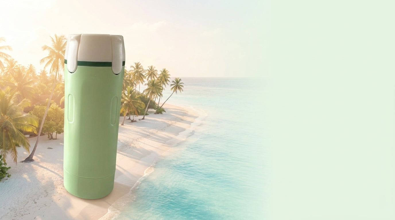 voyaglow 4-in-1 travel dispenser