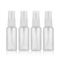 Set of four 30ml spray bottles in a row 4K